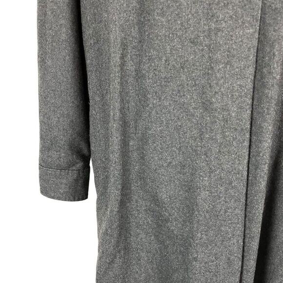 Madwell Womens Charcoal Gray Wool Blend Stretch Shirt Shift Dress sz Small S - Picture 6 of 16
